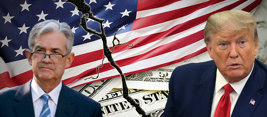Trump and Powell Clash Over the State of the U.S. Economy