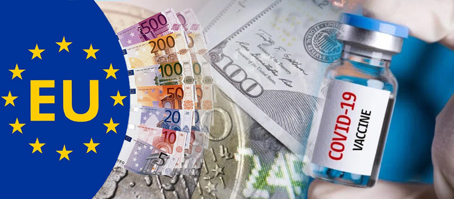 Euro Buoyant on Hopes of COVID Vaccine, EU Bailout Package