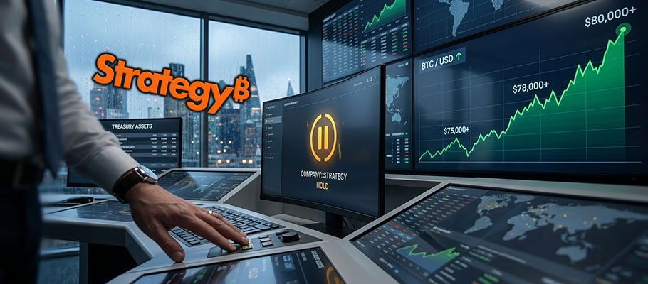 Strategy Hits Pause on Bitcoin Buying, Even as BTC Rises