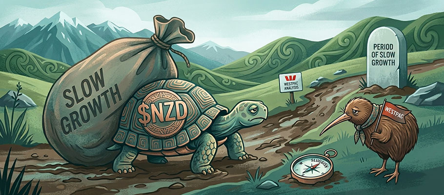 NZD Set for a Sluggish Period Thanks to Slow Economic Growth, Says Westpac