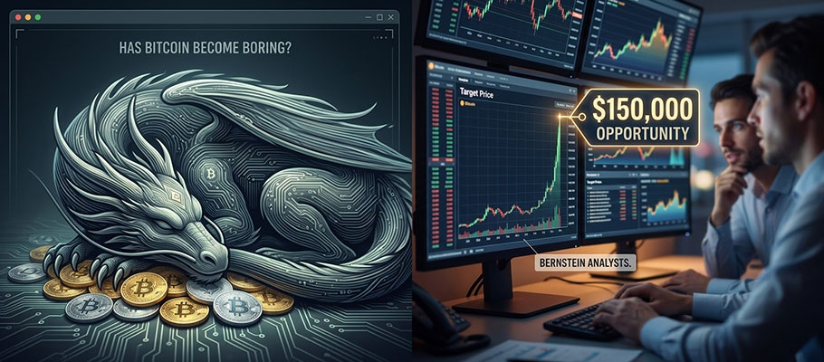 Has Bitcoin Become Boring? Bernstein Analysts Think Traders Could Miss Out on a $150k Opportunity