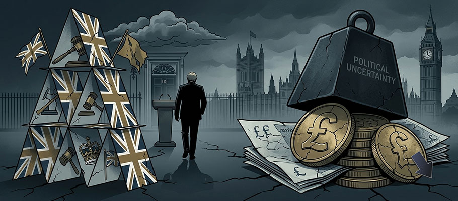 Political Uncertainty Weighs on Sterling as PM Starmer Announces Exit