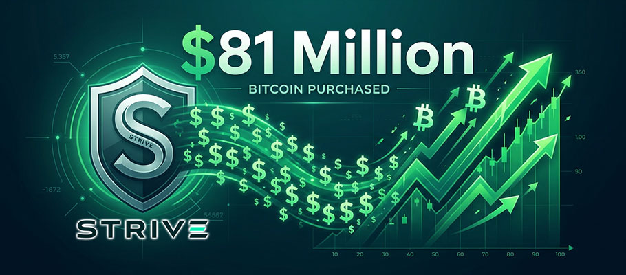 Strive Wades Into Bitcoin Rally With $81 Million Purchase